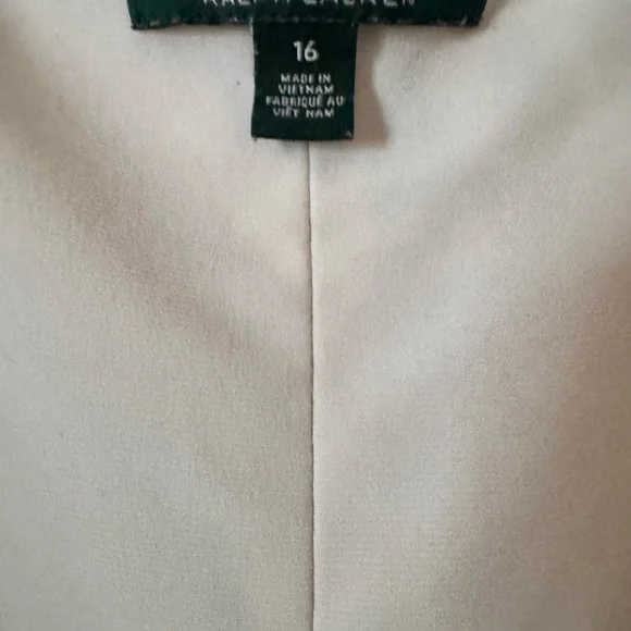 Lauren Ralph Lauren White and Blue Floral Midi Dress - Picture 2 of 5